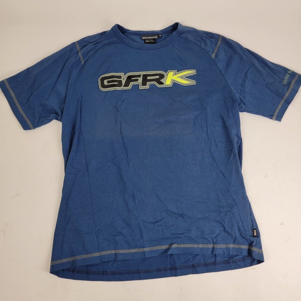 BMW Motorrad GFRK Medium M Men’s Navy Blue Vintage Shirt
